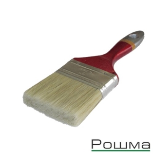 Кисть плоская РОШМА ЕВРО 3,0 / 75мм, натуральный ворс
