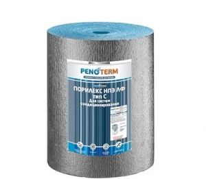 Подложка Порилекс НПЭ ЛФ-С 10х600х15000 (9 м2) голубой