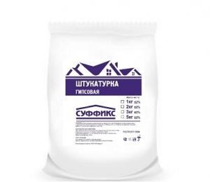 Штукатурка гипсовая Суффикс, 5 кг Штукатурка гипсовая Суффикс, 5 кг