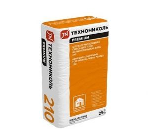 Смесь штукатурно-клеевая Технониколь Premium 210 S, 25 кг Смесь штукатурно-клеевая Технониколь Premium 210 S, 25 кг