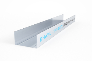 Профиль направляющий Knauf ПН 75х40х3000 мм, 0,6 мм Профиль направляющий Knauf ПН 75х40х3000 мм, 0,6 мм
