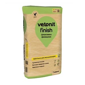 Шпаrлевка финишная Vetonit Finish, 25 кг