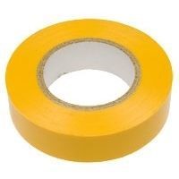 Изолента ПВХ 19х20 желтая Klebebander (8/200)