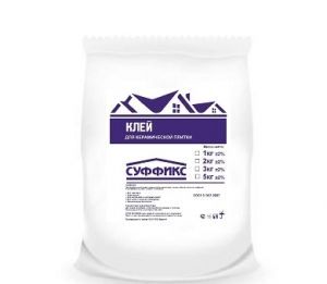 Клей для плитки Суффикс, 3 кг Клей для плитки Суффикс, 3 кг