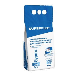 Шпаклевка гипсовая Vetonit/Gyproc Superflot, 5 кг
