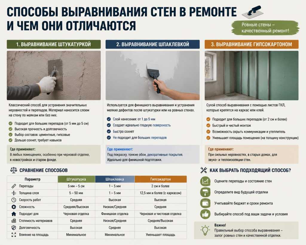 Какие способы выравнивания стен используют в ремонте и чем они отличаются.jpg Какие способы выравнивания стен используют в ремонте и чем они отличаются.jpg
