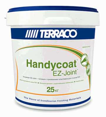 Шпаклевка готовая Terraco Handycoat EZ-Joint, 25 кг Шпаклевка готовая Terraco Handycoat EZ-Joint, 25 кг