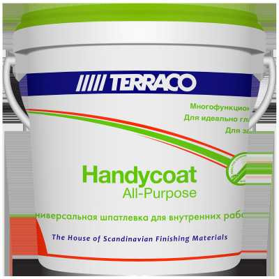 Шпаклевка готовая универсальная Terraco Handycoat All-Purpose, 1,5 кг Шпаклевка готовая универсальная Terraco Handycoat All-Purpose, 1,5 кг