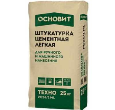 Штукатурка цементная Основит Техно PC21 M, 25 кг Штукатурка цементная Основит Техно PC21 M, 25 кг