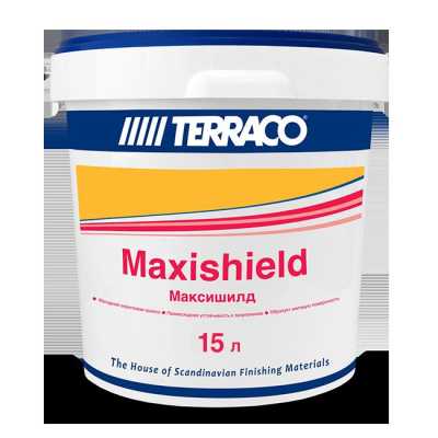 Краска фасадная акриловая Terraco Maxishield Clear под колеровку 15 л Краска фасадная акриловая Terraco Maxishield Clear под колеровку 15 л