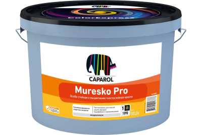 Краска фасадная силиконовая Caparol Muresko Pro белая 10 л Краска фасадная силиконовая Caparol Muresko Pro белая 10 л