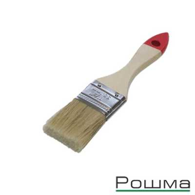 Кисть плоская РОШМА СТАНДАРТ 1,5 / 38мм, натуральный ворс