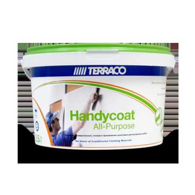 Шпаклевка готовая универсальная Terraco Handycoat All-Purpose, 3,5 кг Шпаклевка готовая универсальная Terraco Handycoat All-Purpose, 3,5 кг