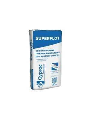 Шпатлевка гипсовая  Гипрок Суперфлот 20кг Шпатлевка гипсовая  Гипрок Суперфлот 20кг